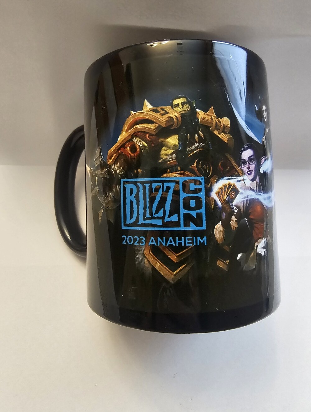 BlizzCon 2023 Anaheim Collectible Coffee Mug - Black with Blue Logo